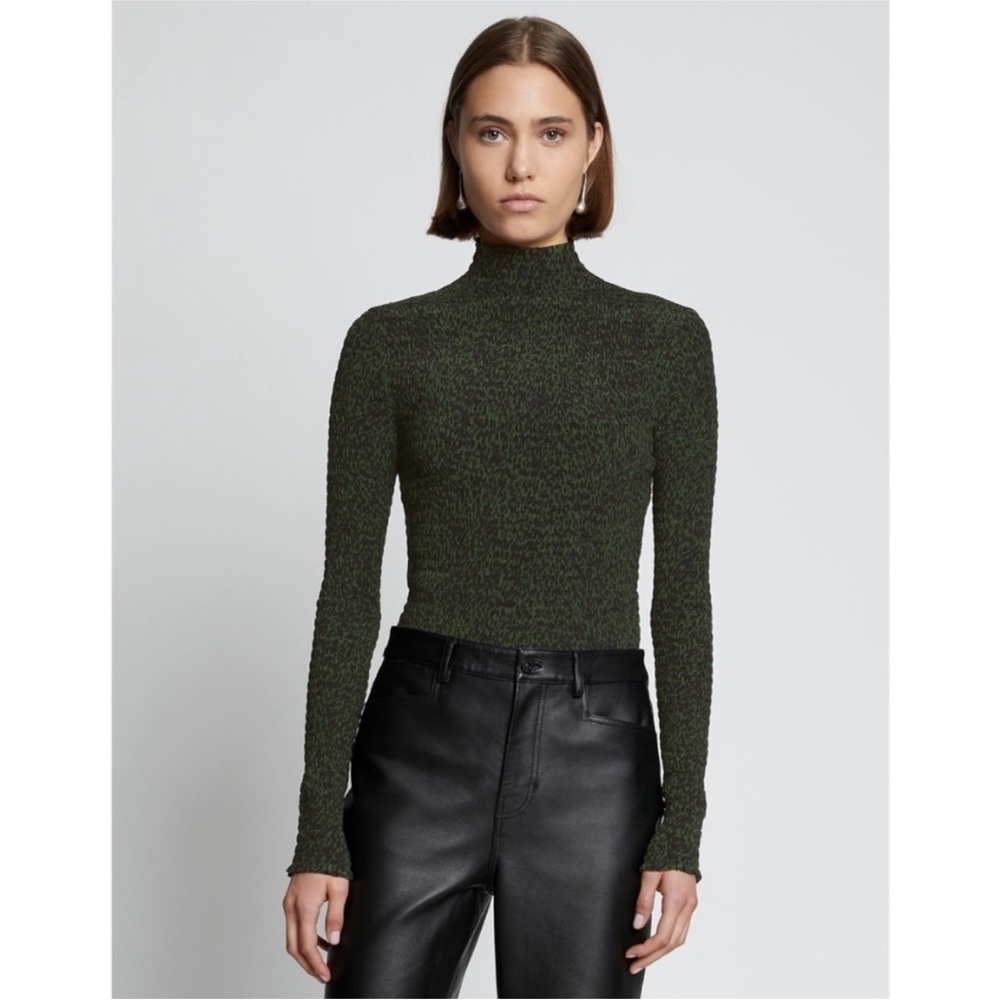 Proenza Schouler Green Long Sleeve Top